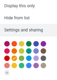 Google Calendar Sharing Settings